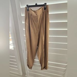 a loves a dress-pants in camel